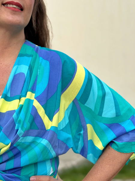 Omlottblus i havets färger