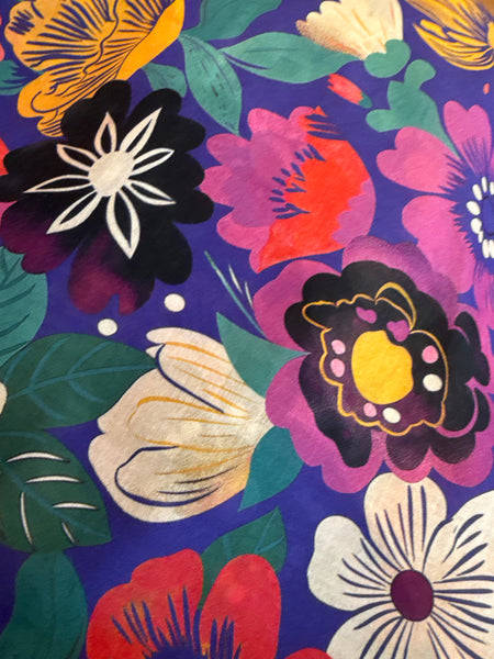 Sjok / kaftan med massa blommor