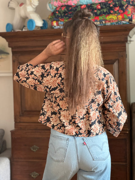 Blusjacka i linnetyg