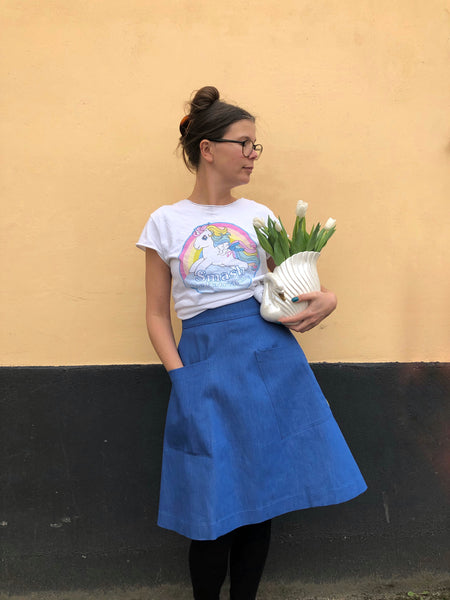 Jeanskjol med fickor - Lille-Lo