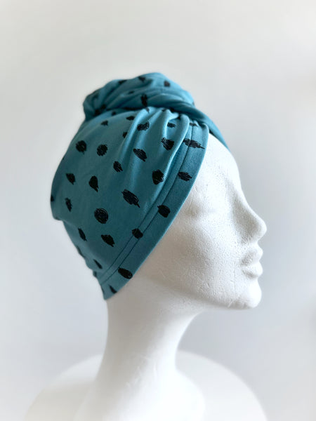 Turban, jersey petrol