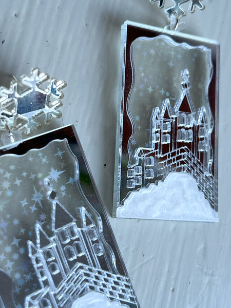 Örhängen, frostiga