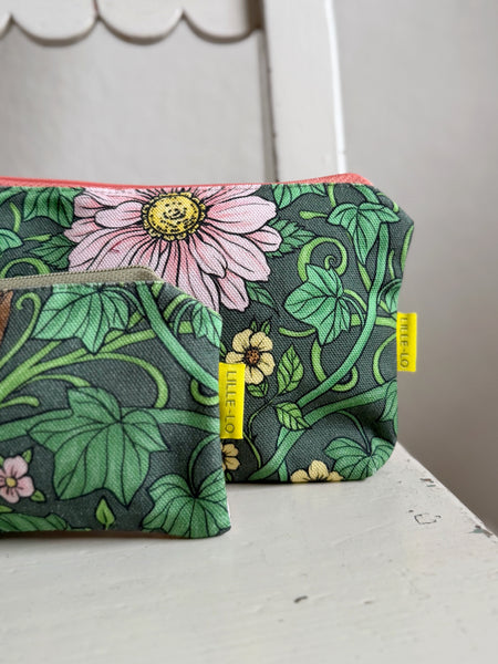 Börs med fåglar & blommor