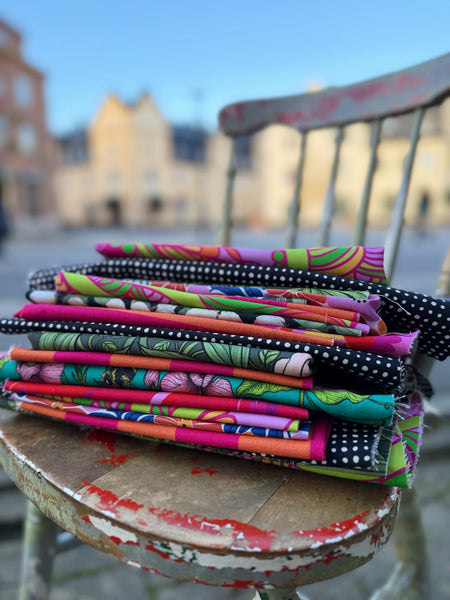 Blandade bomulls-stuvar, tygpaket