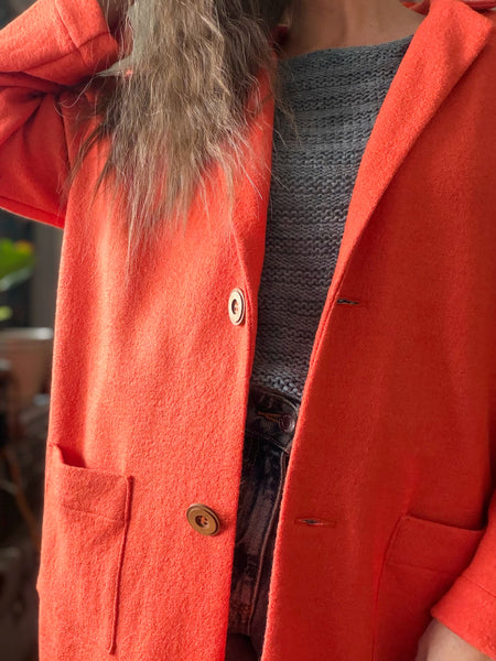 Kavaj i ullmix, orange