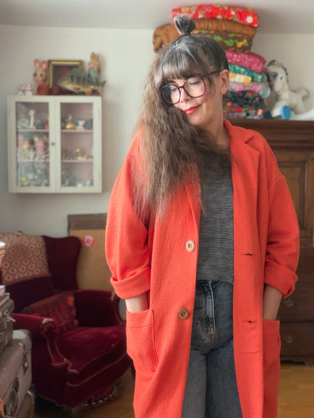 Kavaj i ullmix, orange