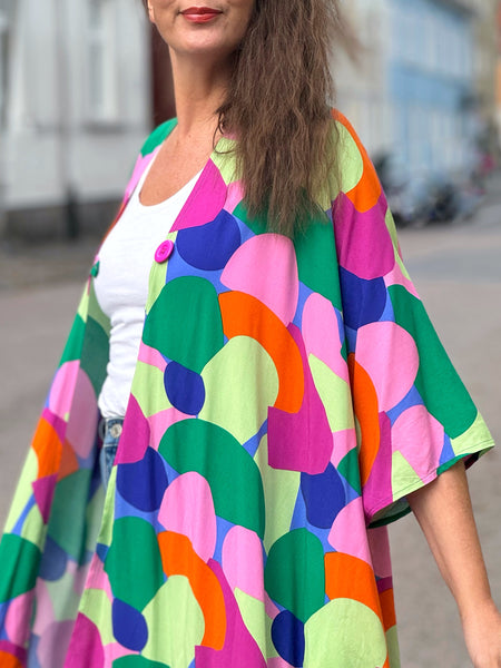 Sjok / kaftan färgglada former