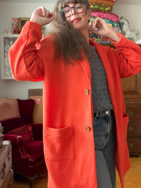 Kavaj i ullmix, orange