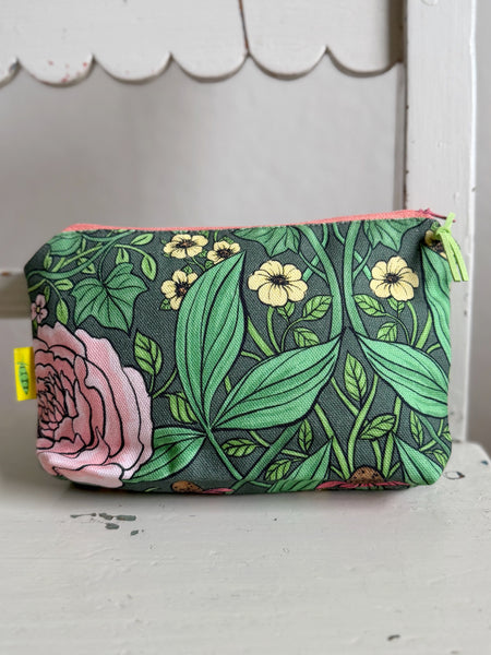 Necessär med fåglar & blommor