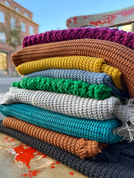 Blandade stickade stuvar, tygpaket