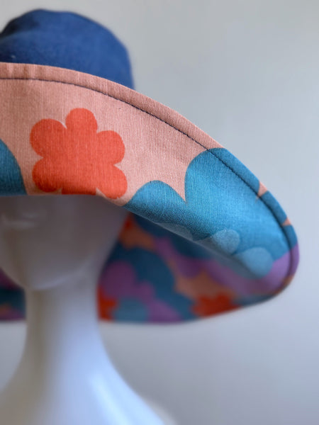 Solhatt i jeans & 70-talstyg