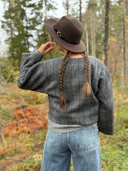 Kort jacka / kavaj, rutig