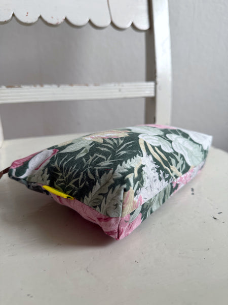 Necessär i grönt & rosa