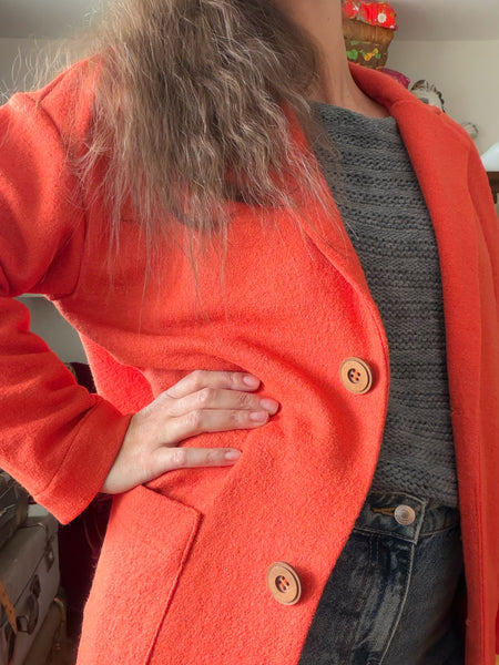 Kavaj i ullmix, orange