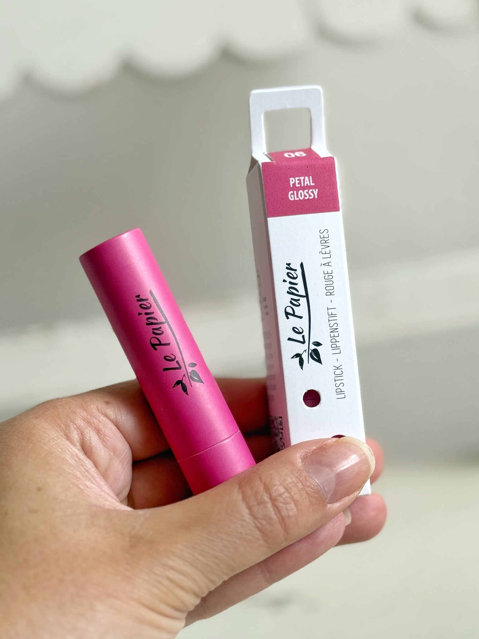 Ekologiskt läppstift, mörk cerise