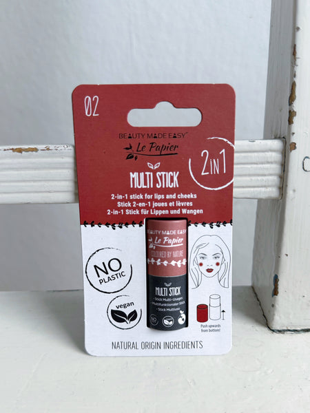 Ekologiskt multi stick, brunrött