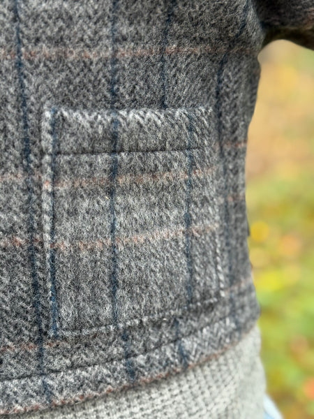 Kort jacka / kavaj, rutig