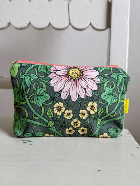 Necessär med fåglar & blommor