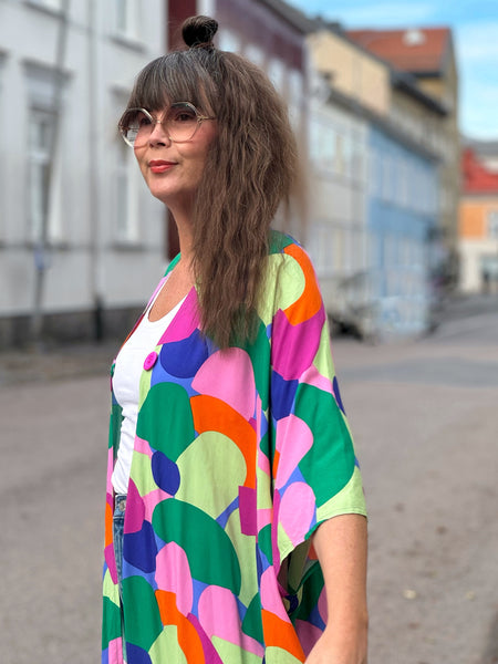 Sjok / kaftan färgglada former