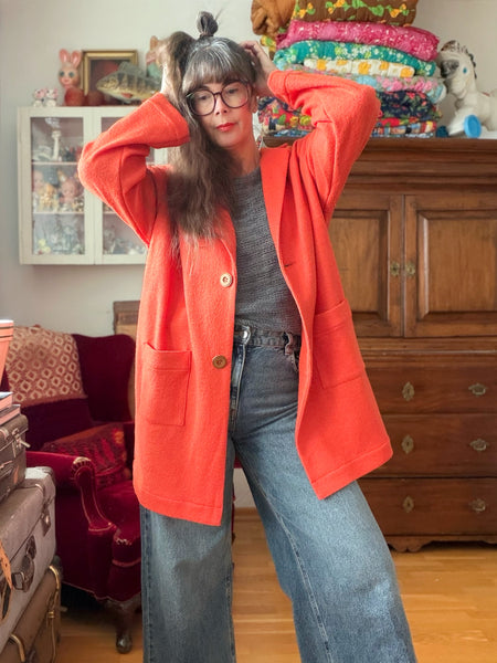 Kavaj i ullmix, orange