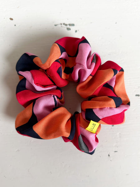 Scrunshie i rött, rosa & orange