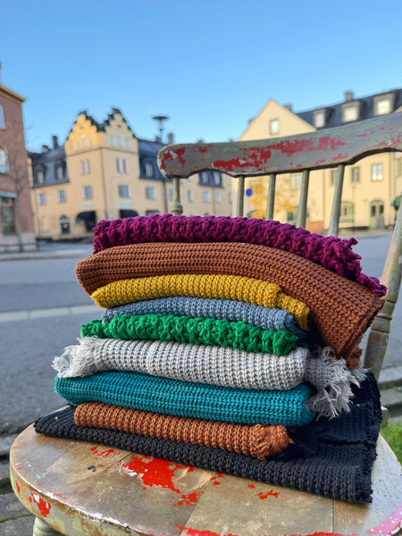 Blandade stickade stuvar, tygpaket