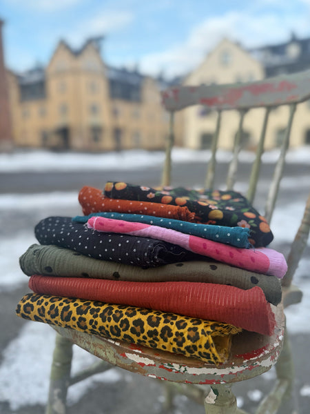 Blandade muslin-stuvar, tygpaket