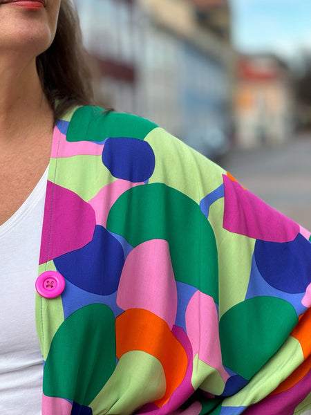 Sjok / kaftan färgglada former