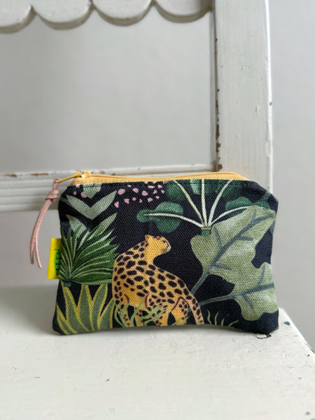 Börs med djungel & leoparder