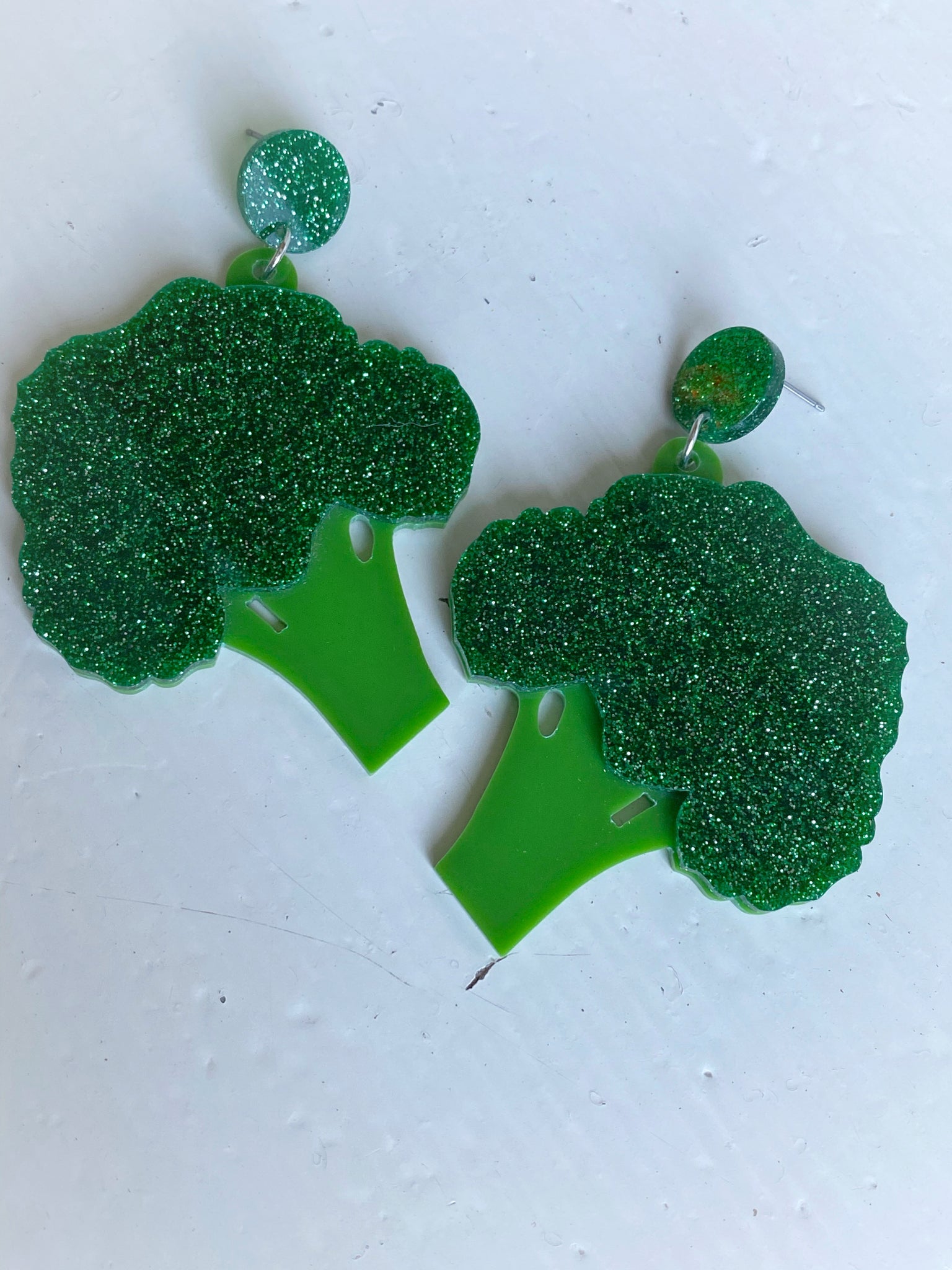 Örhängen, broccoli