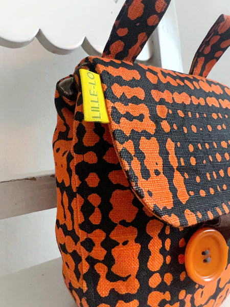Bältesväska i orange linne