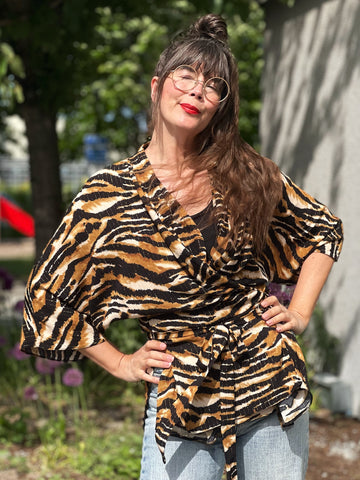 Omlottblus tigermönstrad